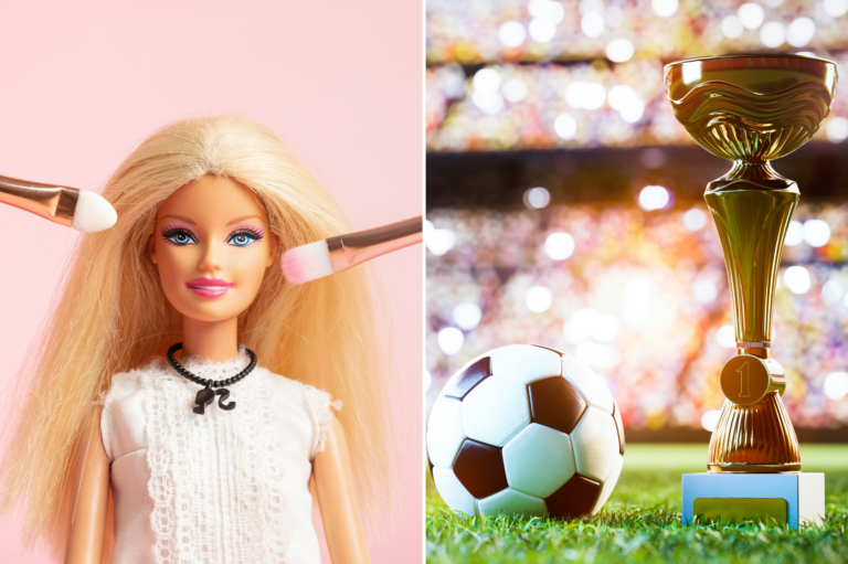 Barbie vs. Spanish Women's National Soccer Team: A Duel in Social Conversation